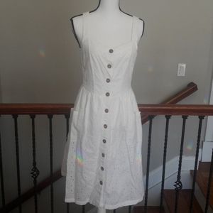 Fat Face white Eyelet lace dress